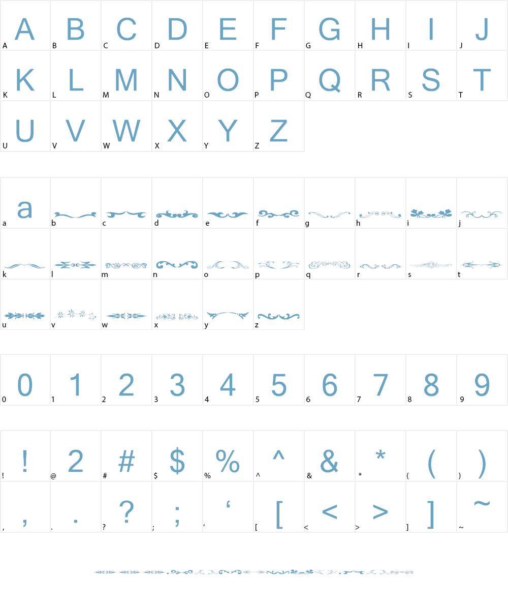 Sughayer Separates 3 Font Character